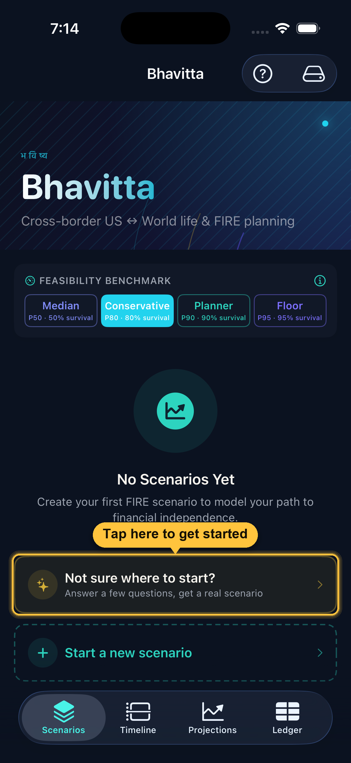 Guided Start on iPhone